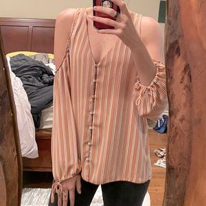 Pale pink pajama top